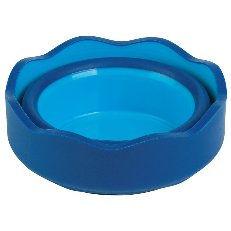Preview: Faber Castell Wasserbecher Clic&Go blau