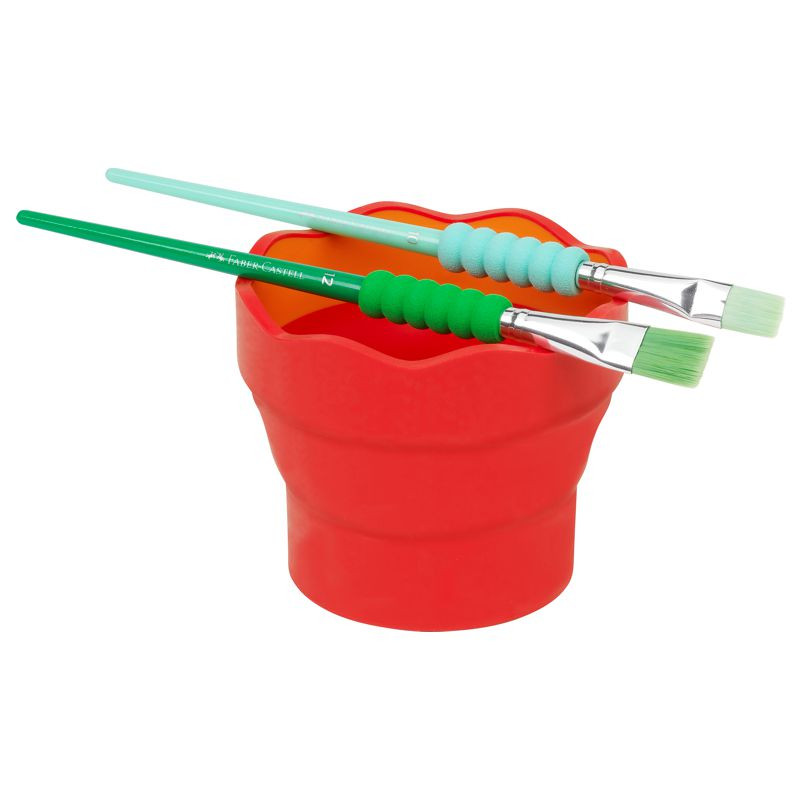 Preview: Faber Castell Wasserbecher Clic&Go brombeer