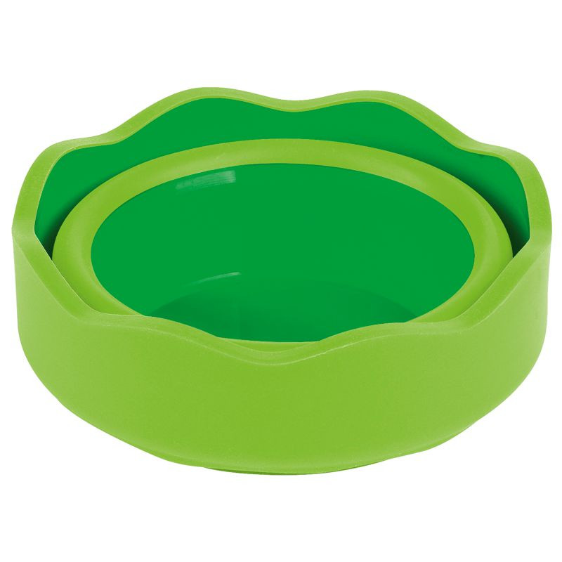 Preview: Faber Castell Wasserbecher Clic&Go hellgrün