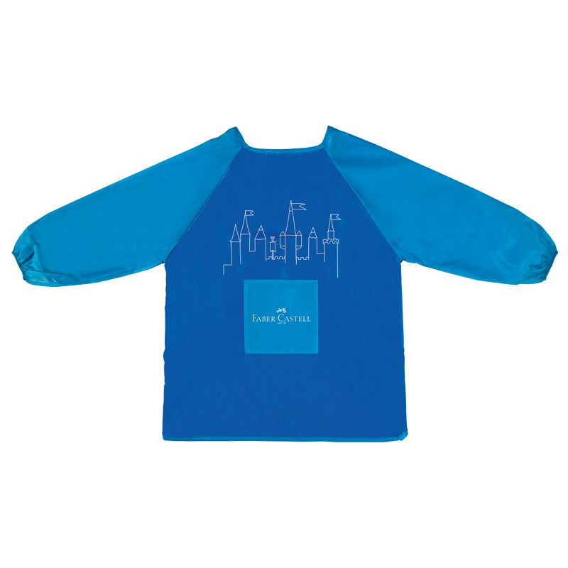Preview: Faber Castell Kindermalschürze ab 110cm blau