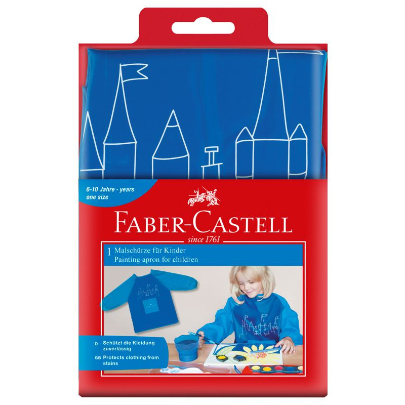 Faber-Castell Kindermalschürze ab 110cm blau