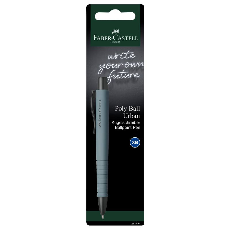 Faber Castell Kugelschreiber Poly Ball Urban, XB, all black