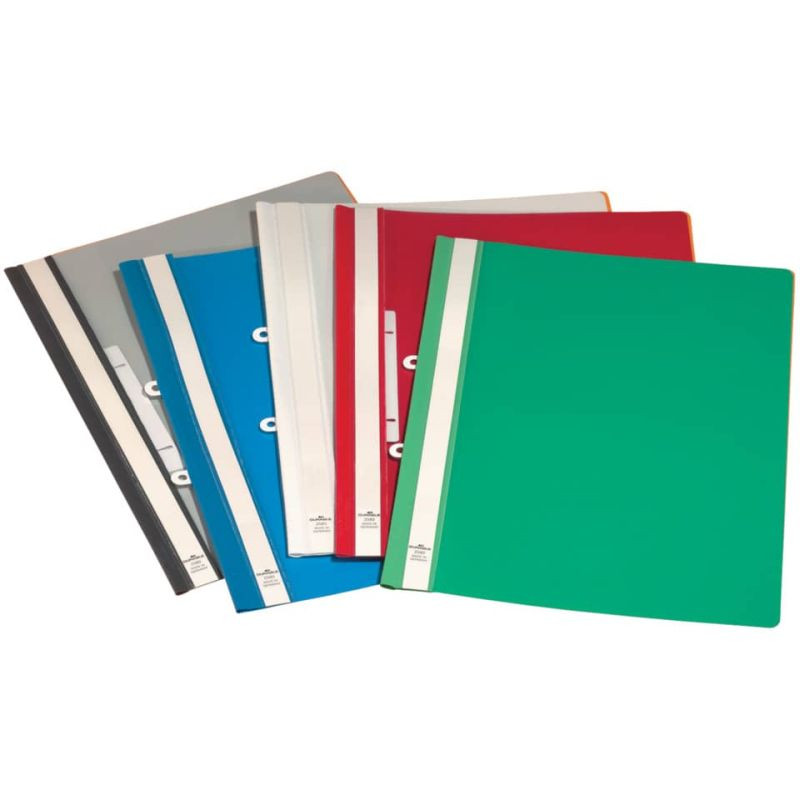 Preview: Durable Schnellhefter A4+ Überbreit Hartfolie rot