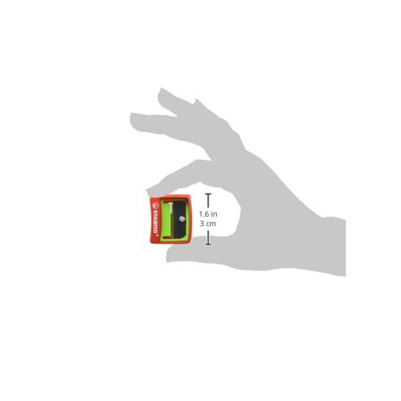 Preview: Spitzer - STABILO woody 3 in 1 Spitzer - für extradicke Stifte - rot/grün