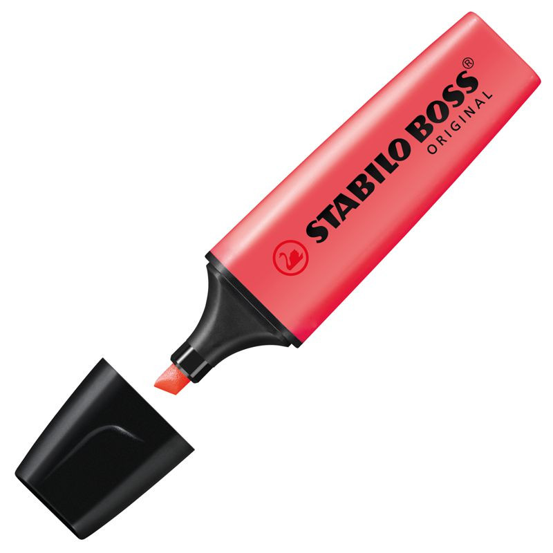 Preview: Textmarker - STABILO BOSS ORIGINAL - Einzelstift - rot