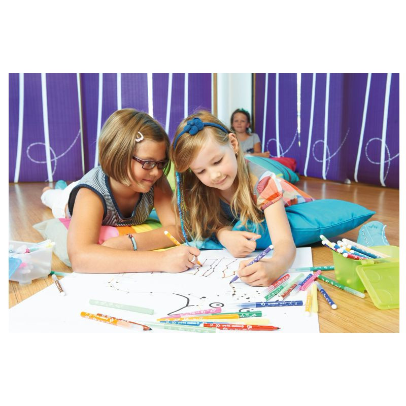 Preview: Filzstift - STABILO Trio A-Z - 12er Pack - mit 12 verschiedenen Farben