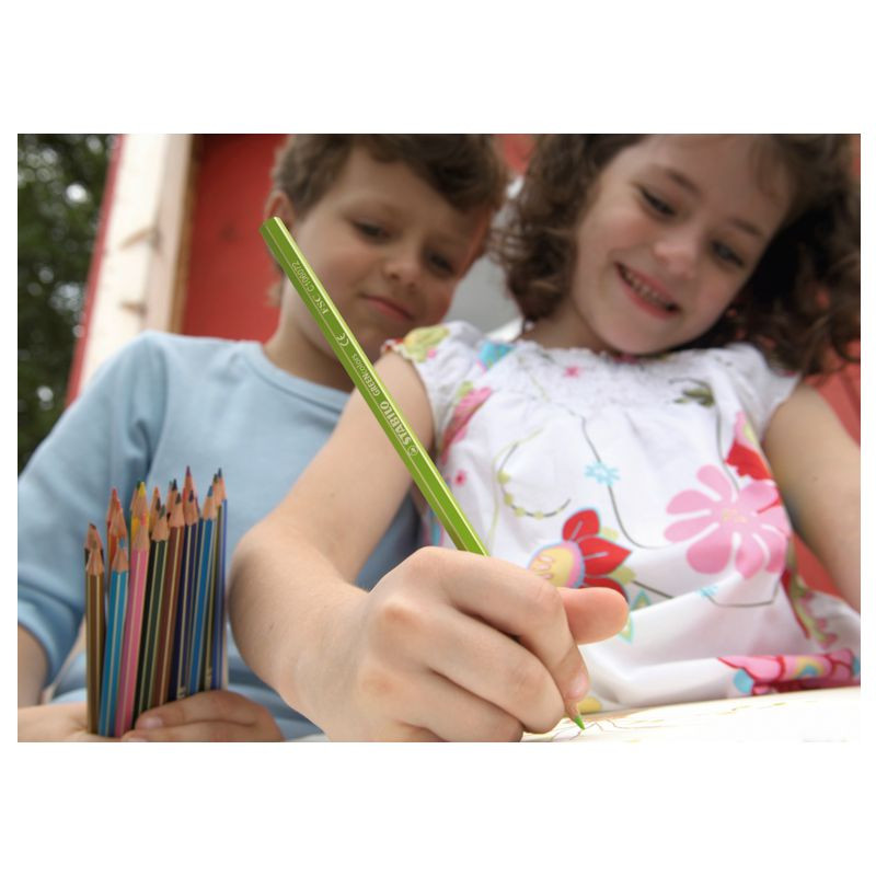 Preview: Umweltfreundlicher Buntstift - STABILO GREENcolors - 24er Pack - mit 24 verschiedenen Farben