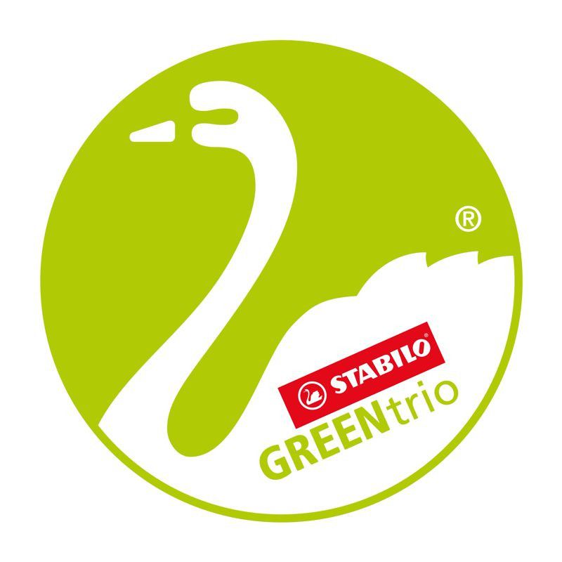 Umweltfreundlicher Dreikant-Buntstift - STABILO GREENtrio - 12er Pack - mit 12 verschiedenen Farben