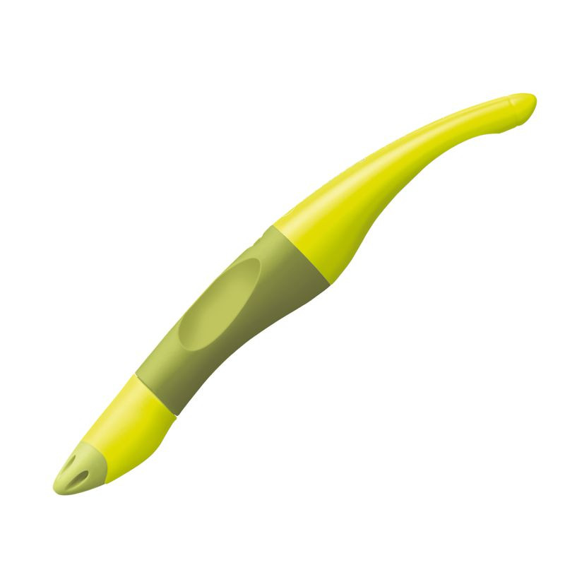 Preview: Ergonomischer Tintenroller für Rechtshänder - STABILO EASYoriginal in limone/grün - Einzelstift - Schreibfarbe blau (löschbar) - inklusive Patrone