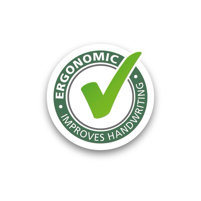 Ergonomischer Druck-Bleistift für Rechtshänder - STABILO EASYergo 1.4 in neonlimonengrün/aquamarin - Einzelstift - inklusive 3 dünner Minen - Härtegrad HB