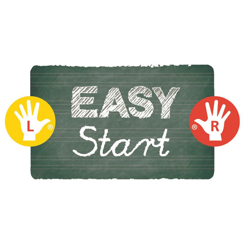 Ergonomischer Druck-Bleistift für Rechtshänder - STABILO EASYergo 1.4 in neonlimonengrün/aquamarin - Einzelstift - inklusive 3 dünner Minen - Härtegrad HB