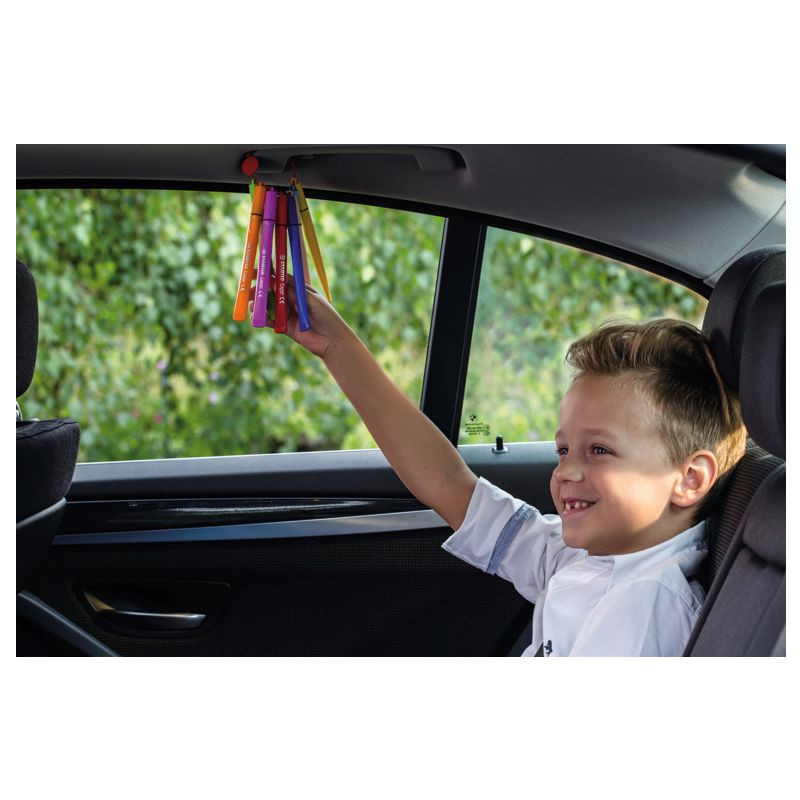 Filzstift mit Kappenring - STABILO Cappi - 12er Pack - mit 12 verschiedenen Farben