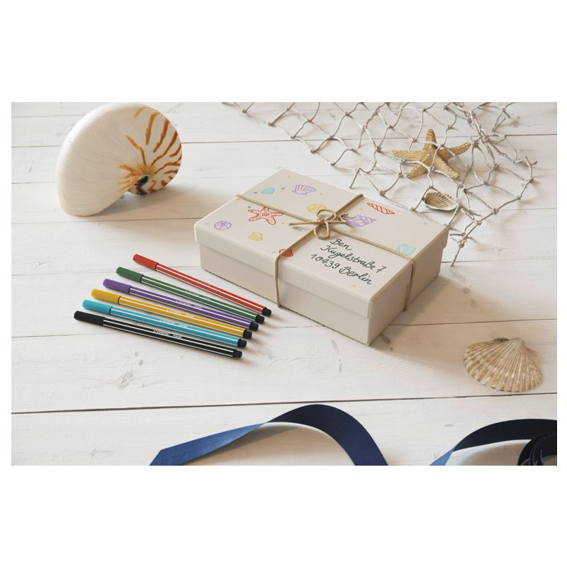 Premium-Filzstift - STABILO Pen 68 - 12er Pack - mit 12 verschiedenen Farben