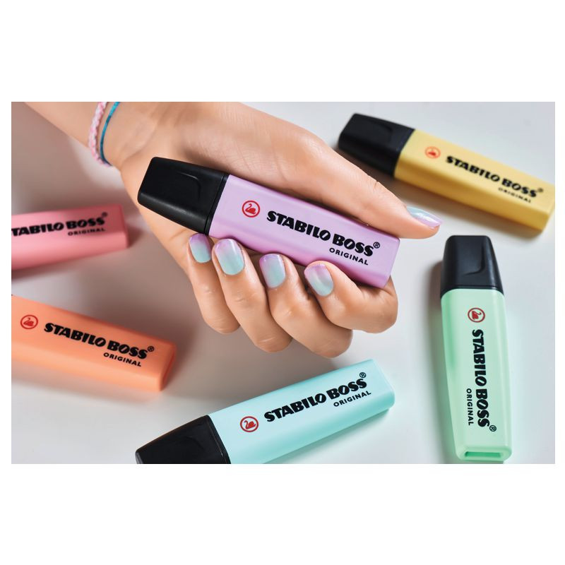 Preview: Textmarker - STABILO BOSS ORIGINAL Pastel - Einzelstift - cremige Pfirsichfarbe