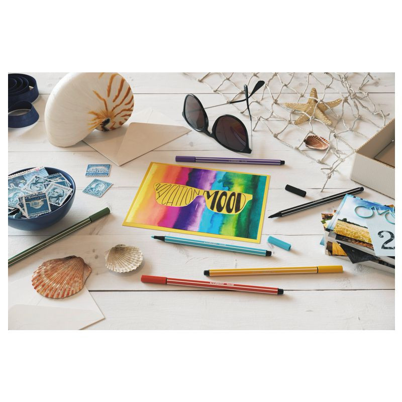 Premium-Filzstift - STABILO Pen 68 - 8er Pack - Pastellfarben