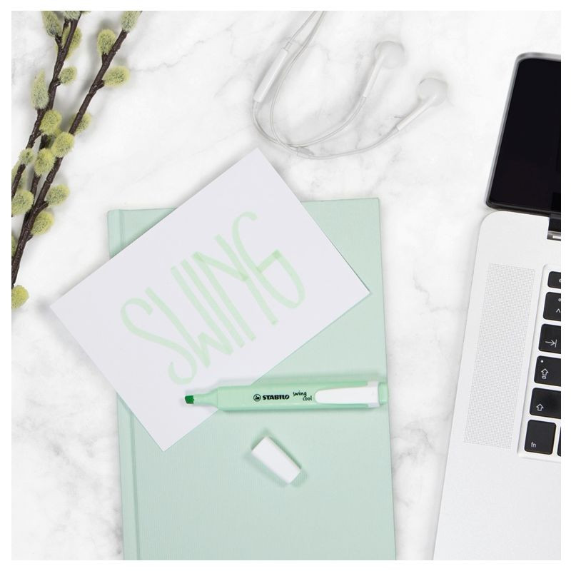 Preview: Textmarker - STABILO swing cool Pastel Edition - 6er Pack - 6 Farben