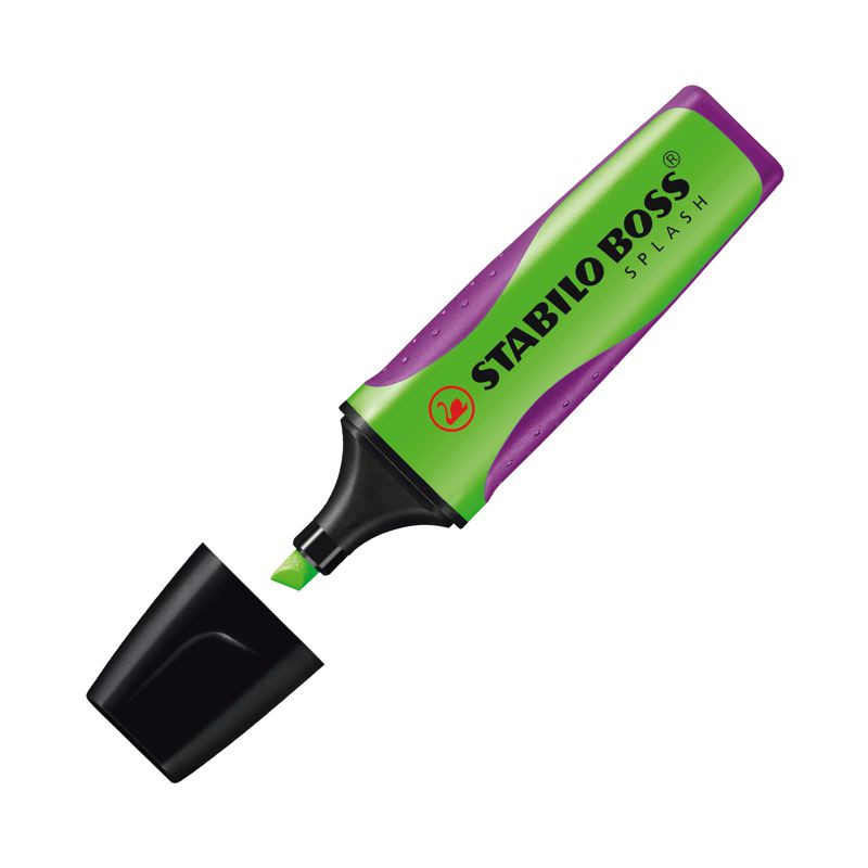 Preview: Textmarker - STABILO BOSS SPLASH - Einzelstift - grün