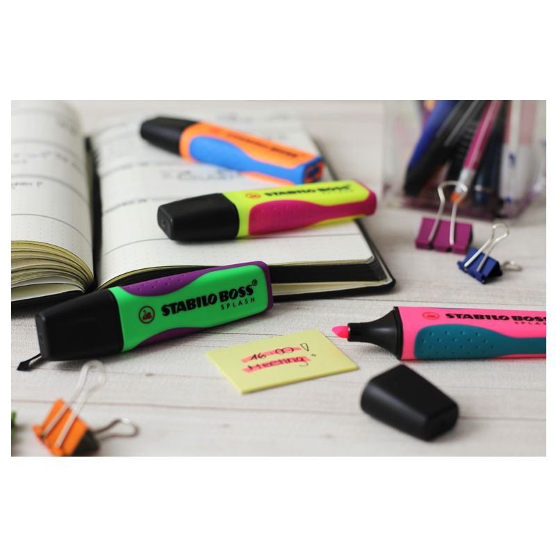 Preview: Textmarker - STABILO BOSS SPLASH - Einzelstift - grün