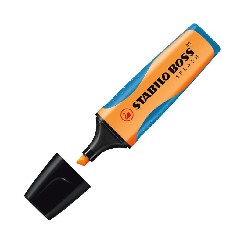 Preview: Textmarker - STABILO BOSS SPLASH - Einzelstift - orange