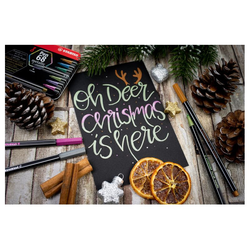 Premium Metallic-Filzstift - STABILO Pen 68 metallic - Einzelstift - kupfer