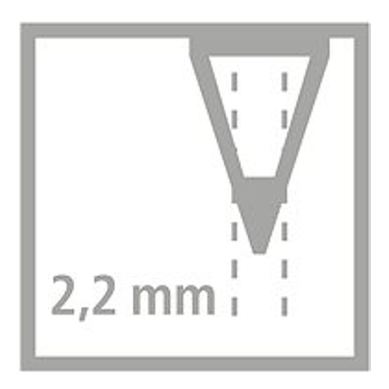 Schmaler Dreikant-Bleistift für Linkshänder - STABILO EASYgraph S in petrol - 2er Pack - Härtegrad HB