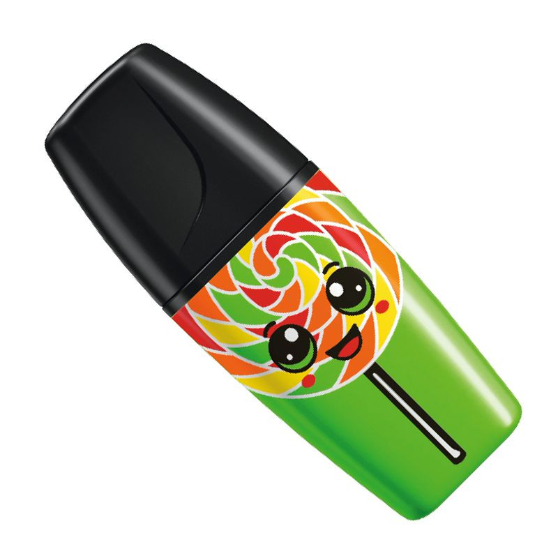 Preview: Textmarker - STABILO BOSS MINI Sweet Friends - 3er Pack - grün, gelb, blau