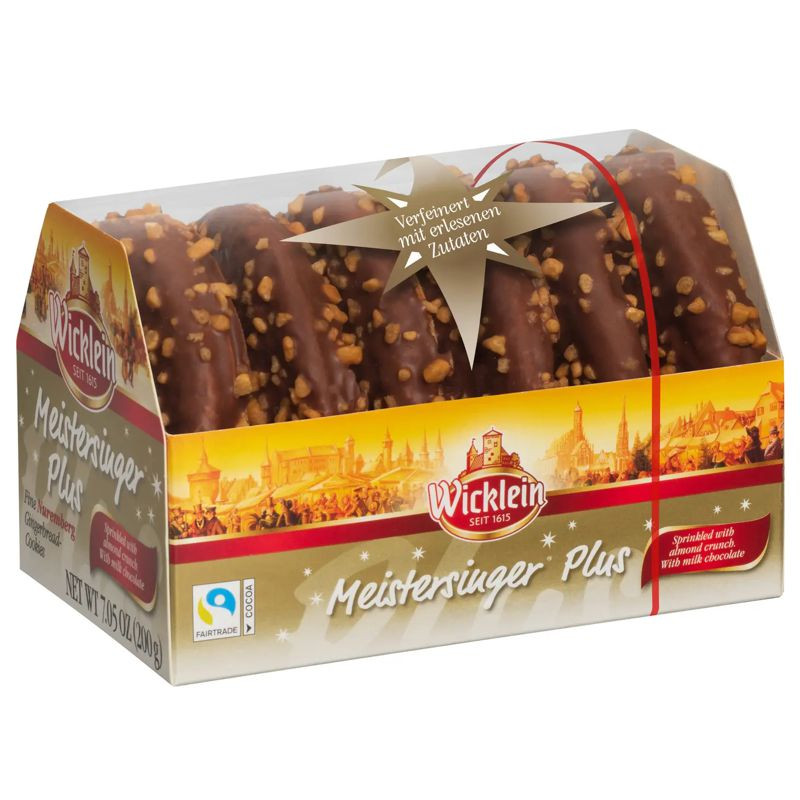 Wicklein Meistersinger Plus Vollmilch Mandelkrokant 200 g