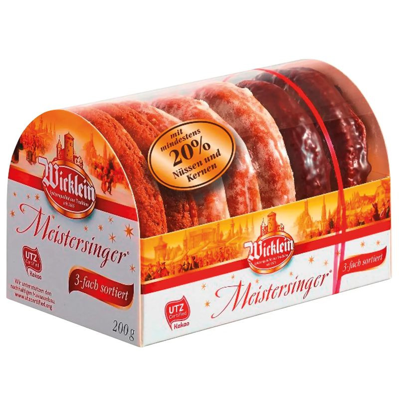 Wicklein Meistersinger Lebkuchen sortiert 200 g