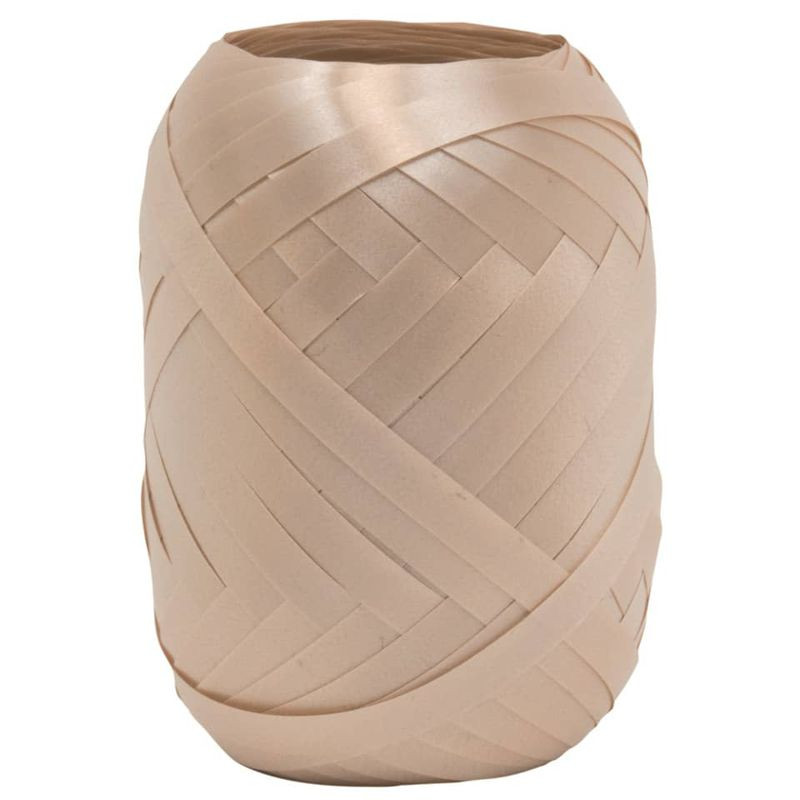 Zierbänder Polyband Ei-Knäuel champagner 5 mm x 20 m