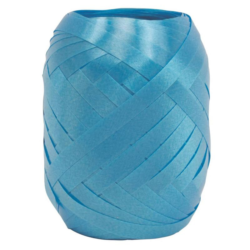 Zierbänder Polyband Ei-Knäuel mittelblau 5 mm x 20 m