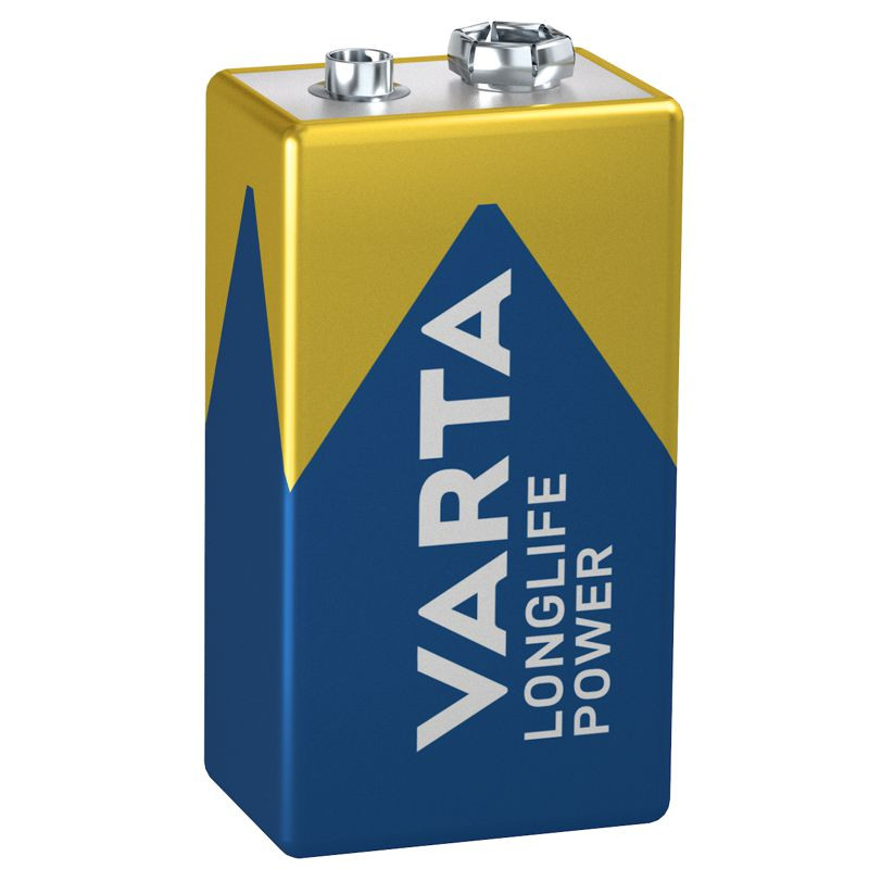 VARTA LONGLIFE Power, Alkaline Batterie, 9V, E-Block, 6LP3146