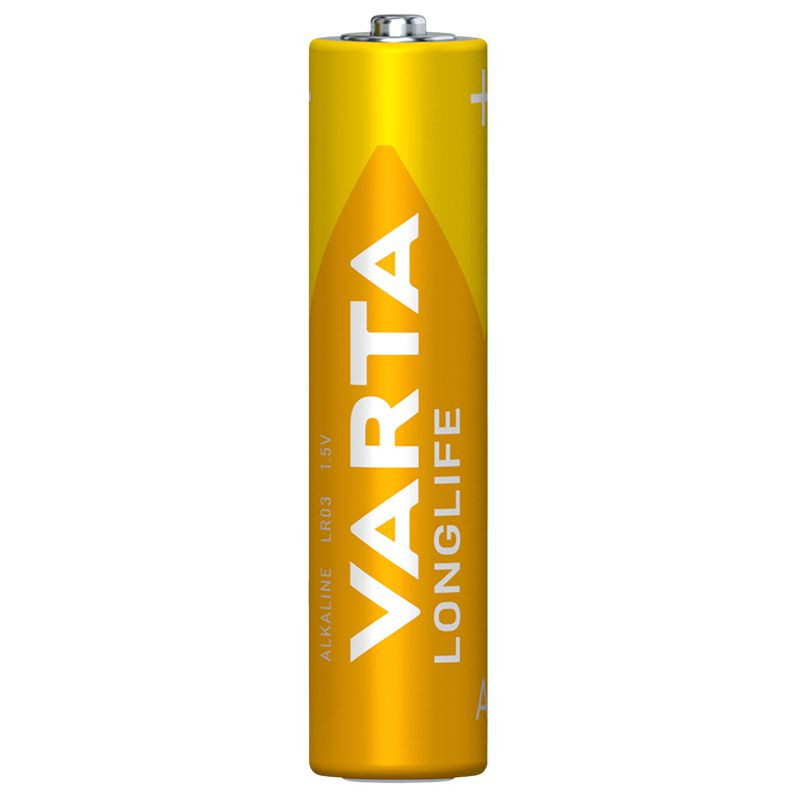 Preview: VARTA LONGLIFE, Alkaline Batterie, AAA, Micro, LR03, 10er Pack, Made in Germany