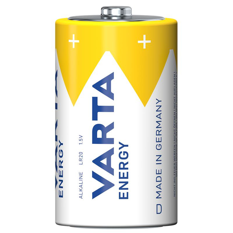 Preview: VARTA ENERGY, Alkaline Batterie, D, Mono, LR20, 2er Pack, Made in Germany