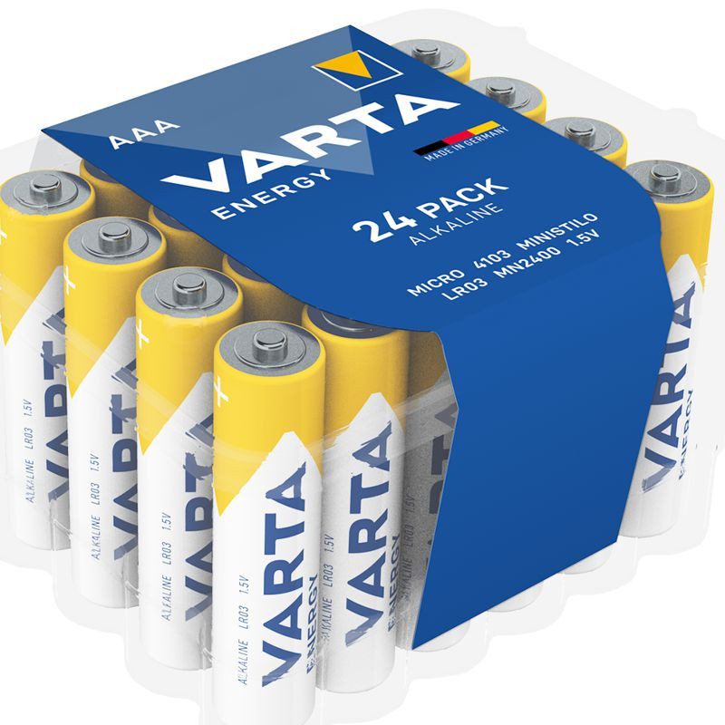 VARTA ENERGY AAA Clear Value Pack 24