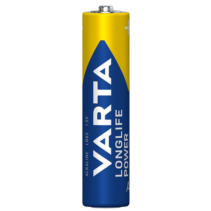 VARTA LONGLIFE Power, Alkaline Batterie, AAA, Micro, LR03, 12er Pack, Made in Germany