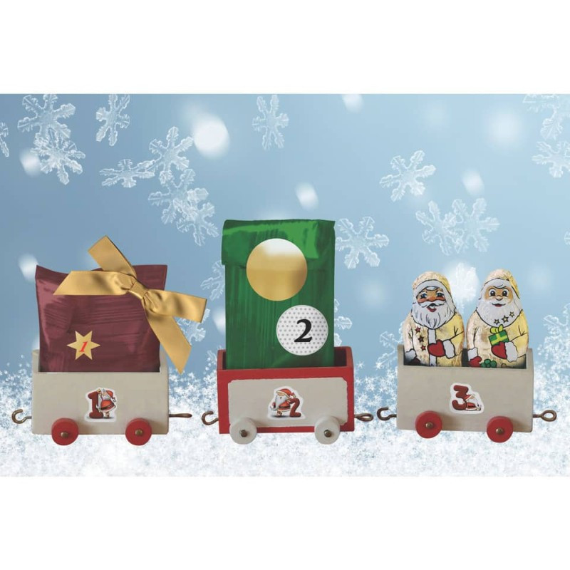 Schmucketikette Adventkalender Gold Herma