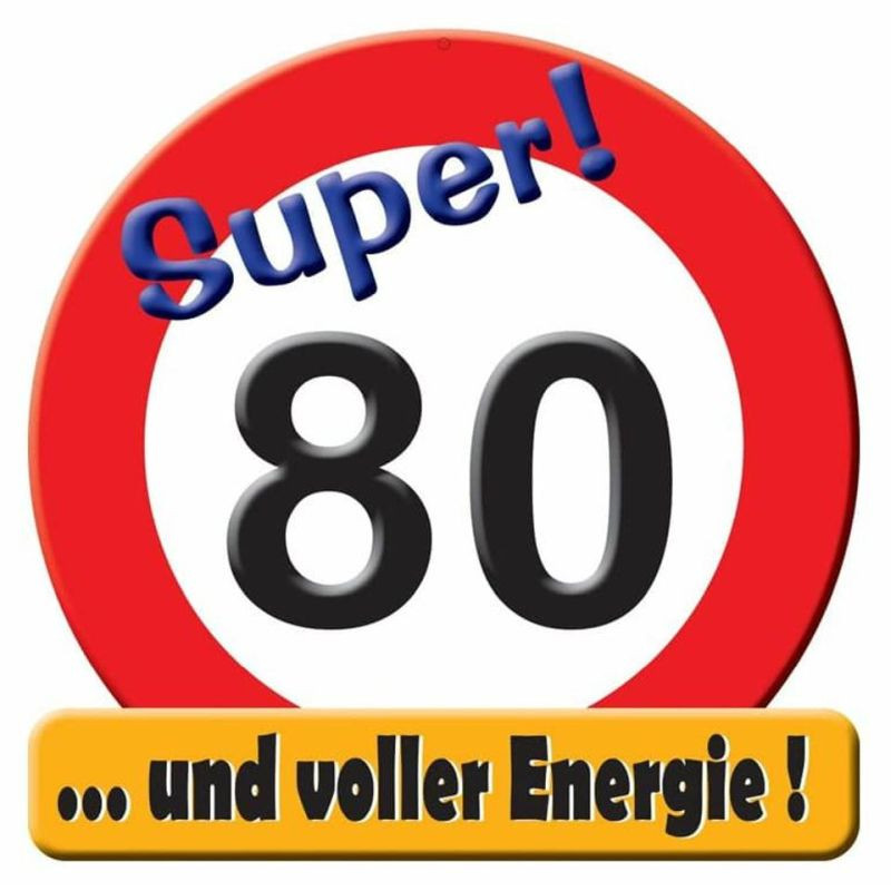 Udo Schmidt Riesenschild Super! 80 und voller Energie! 50cm