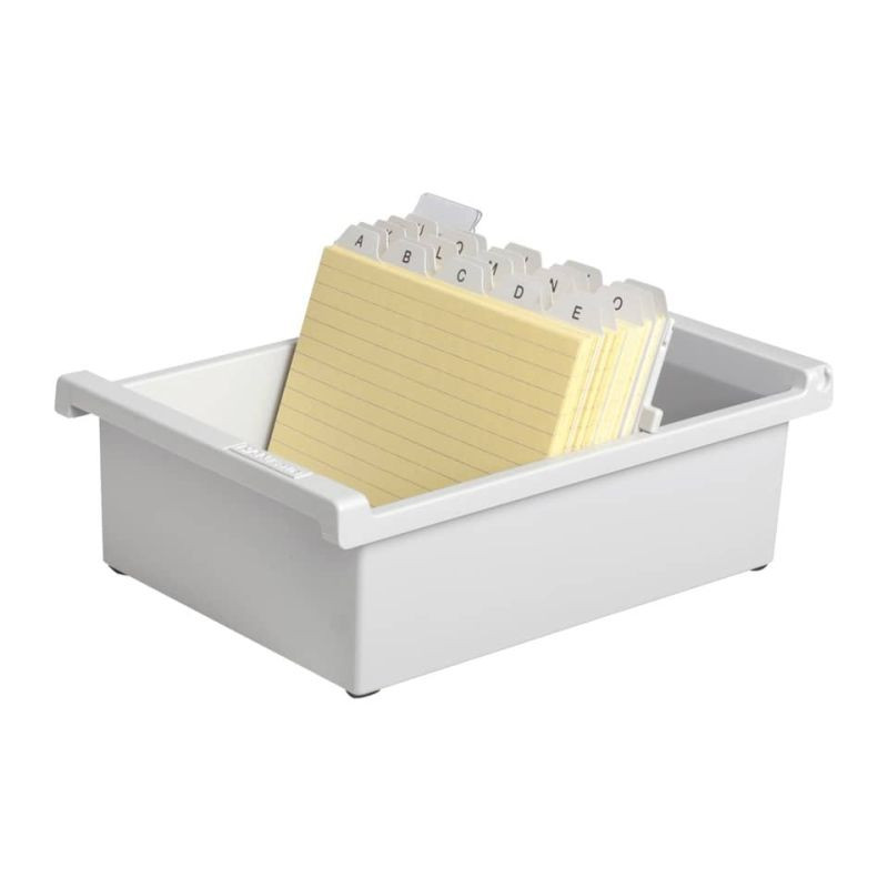 Preview: HAN Karteikasten A6 quer grau für ca 800 Karten