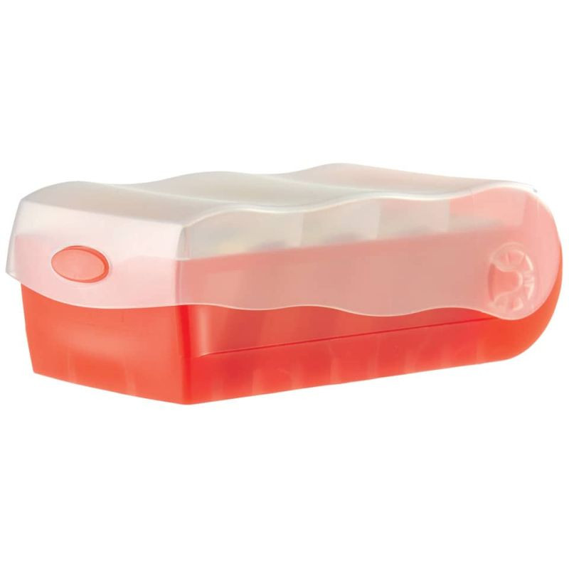 Preview: HAN Lernkartei A7 Croco rot-transluzent