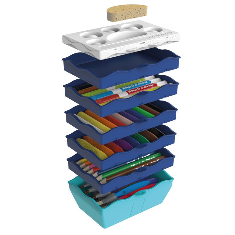 Preview: Pelikan Kreativfabrik Creaplast® Kinderknete in Universaletage 10 Farben