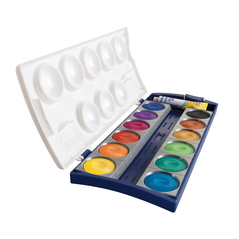 Preview: Pelikan Farbkasten K12® inkl. Deckweiß 12 Farben