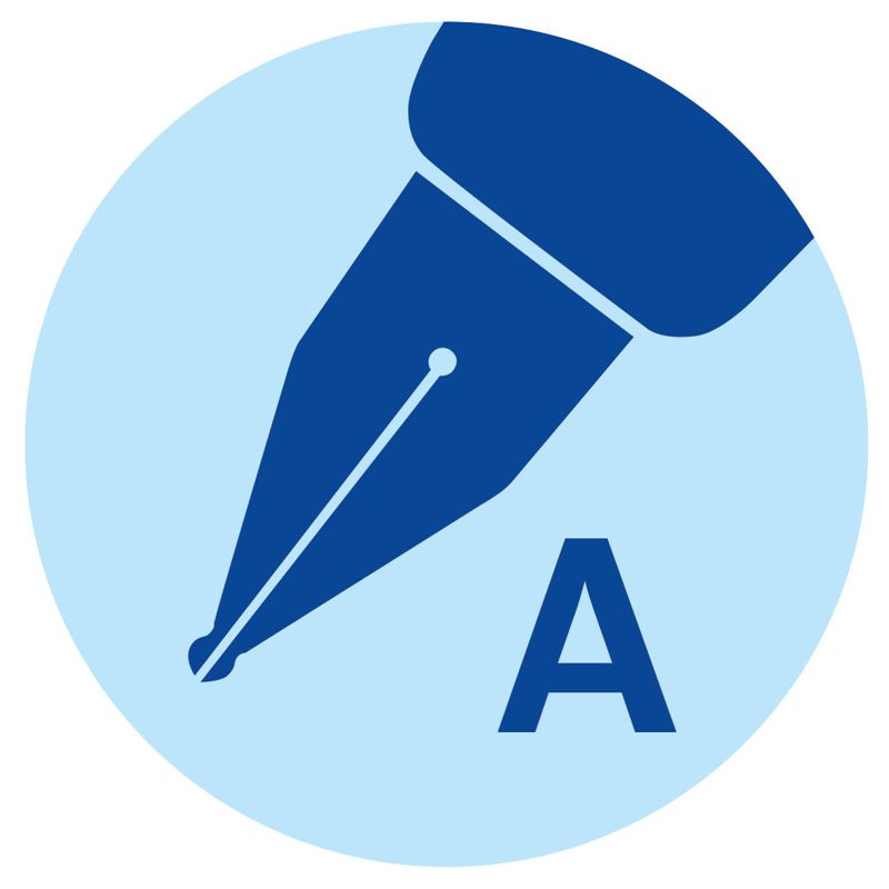 Preview: Pelikan Füller Pelikano® für Rechtshänder Blau Feder A