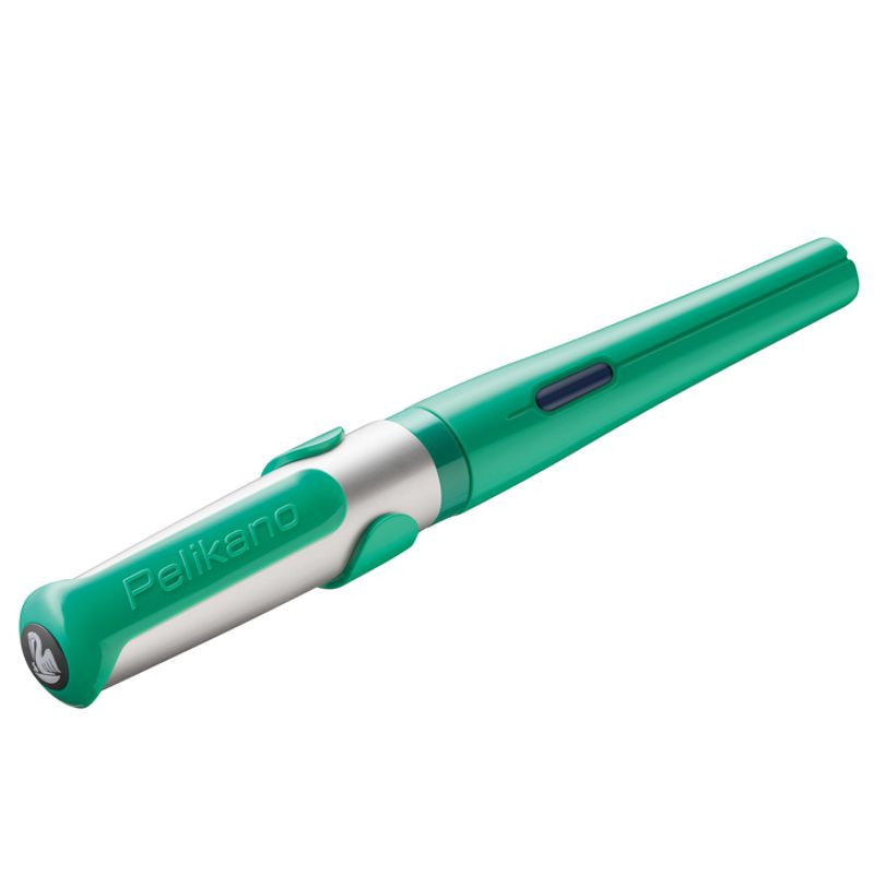Preview: Pelikan Füller Pelikano® für Rechtshänder Grün Feder M