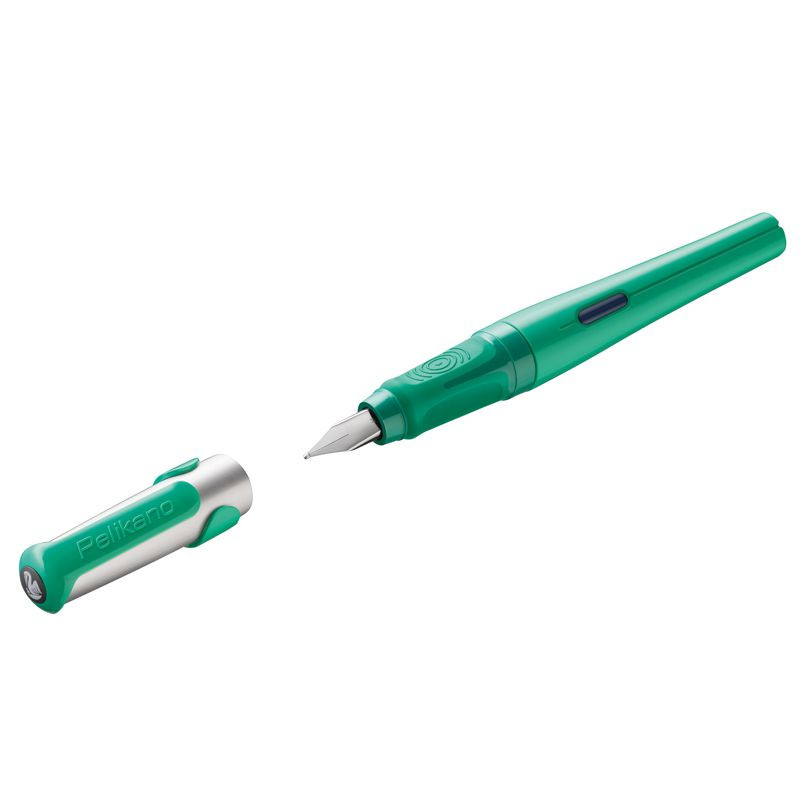 Preview: Pelikan Füller Pelikano® für Rechtshänder Grün Feder A