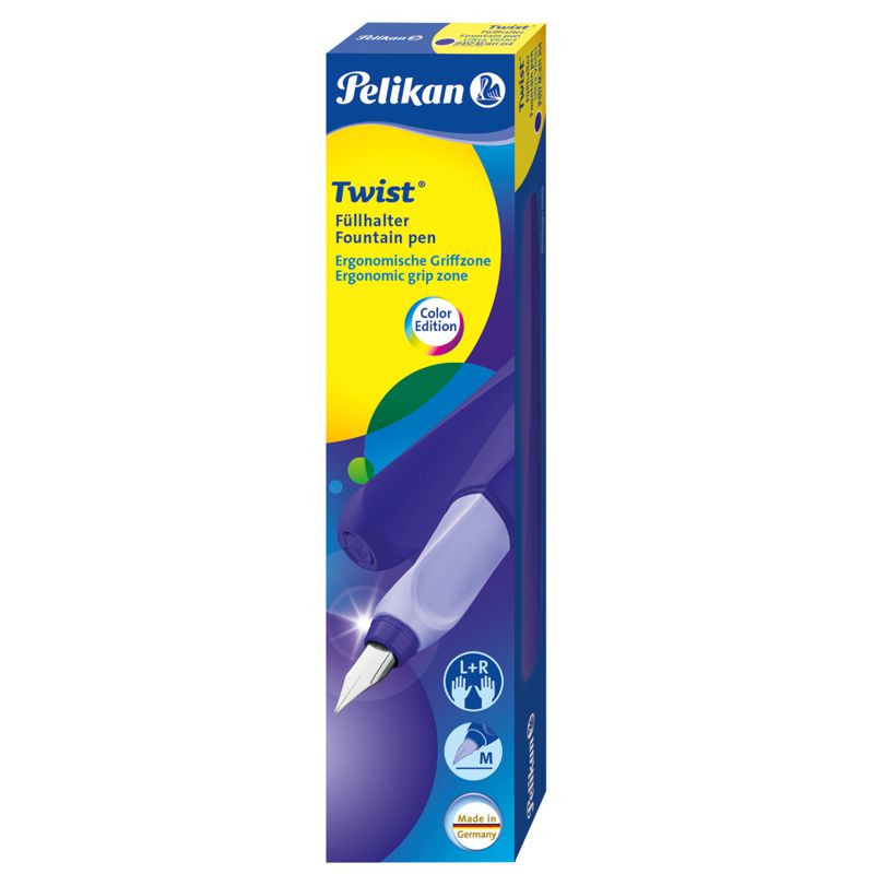 Pelikan Twist® Füller für Rechts- und Linkshänder Ultra Violet Feder M