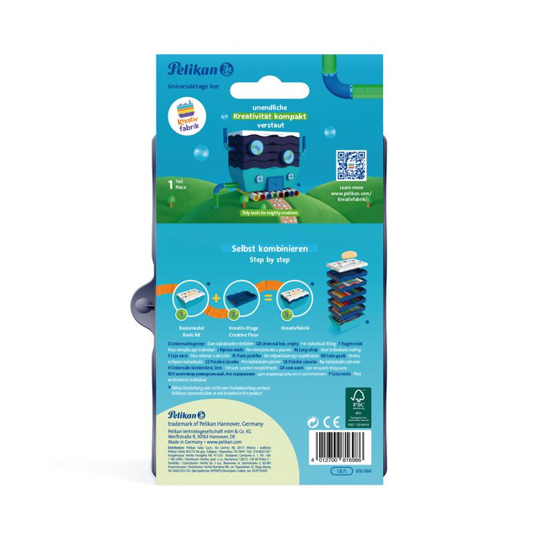 Preview: Pelikan Kreativfabrik Universaletage leer