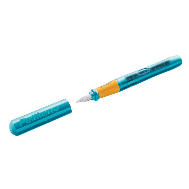 Preview: Pelikan Schreiblernfüller Pelikano® Junior für Rechtshänder Türkis Feder A