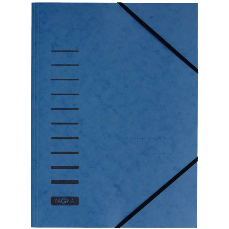 PAGNA Aktenumschlag A4 mit Gummizug blau