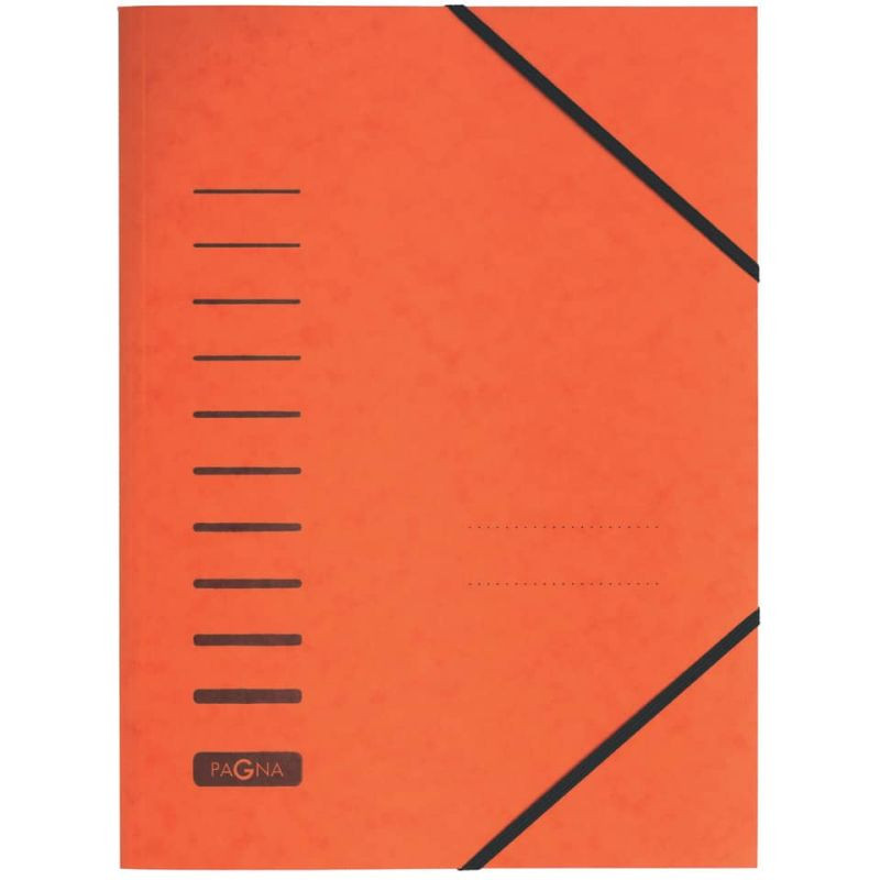 PAGNA Aktenumschlag A4 mit Gummizug orange