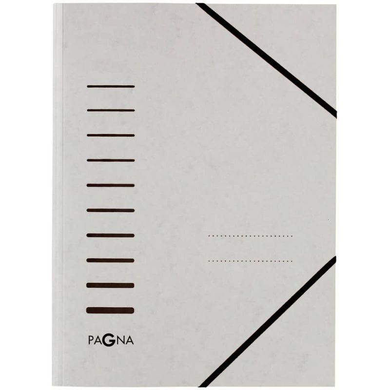 PAGNA Aktenumschlag A4 mit Gummizug hellgrau